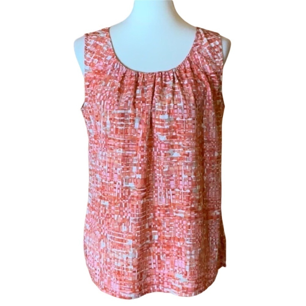 Chico’s abstract print sleeveless top Size medium